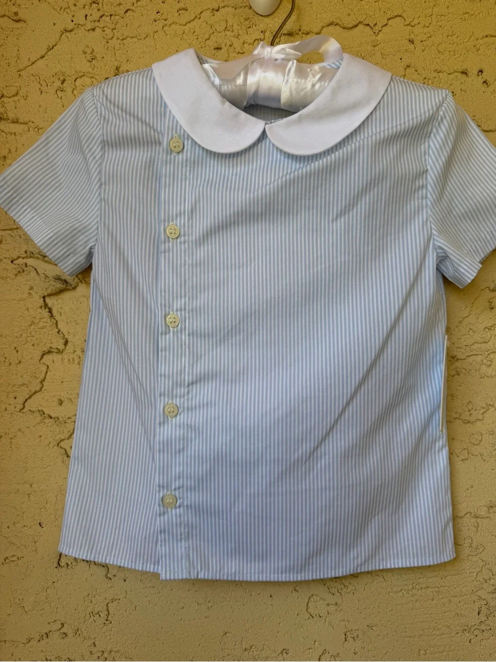 Edgehill Collection Little Boys Woven Stripe Shirt & Shorts Set 4T NWT